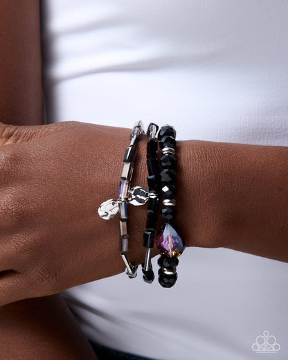 Up for the Challenge - black - Paparazzi bracelet