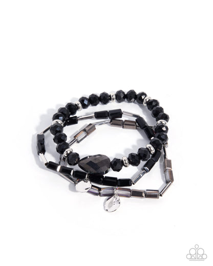 Up for the Challenge - black - Paparazzi bracelet