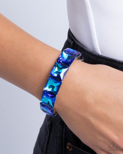 Upscale Funk - blue - Paparazzi bracelet