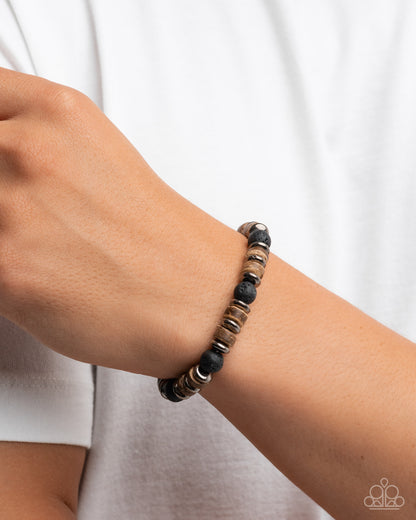 Urban Revival - black - Paparazzi MENS bracelet