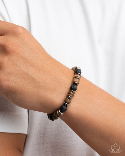 Urban Revival - black - Paparazzi MENS bracelet