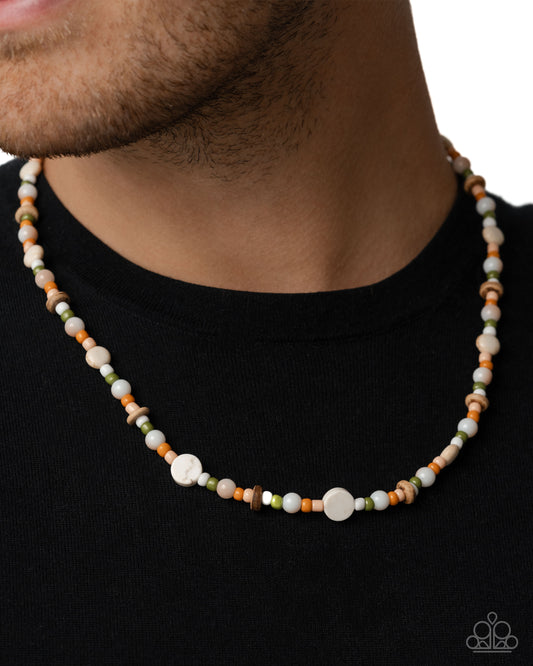 Urban Uniform - brass - Paparazzi MENS necklace