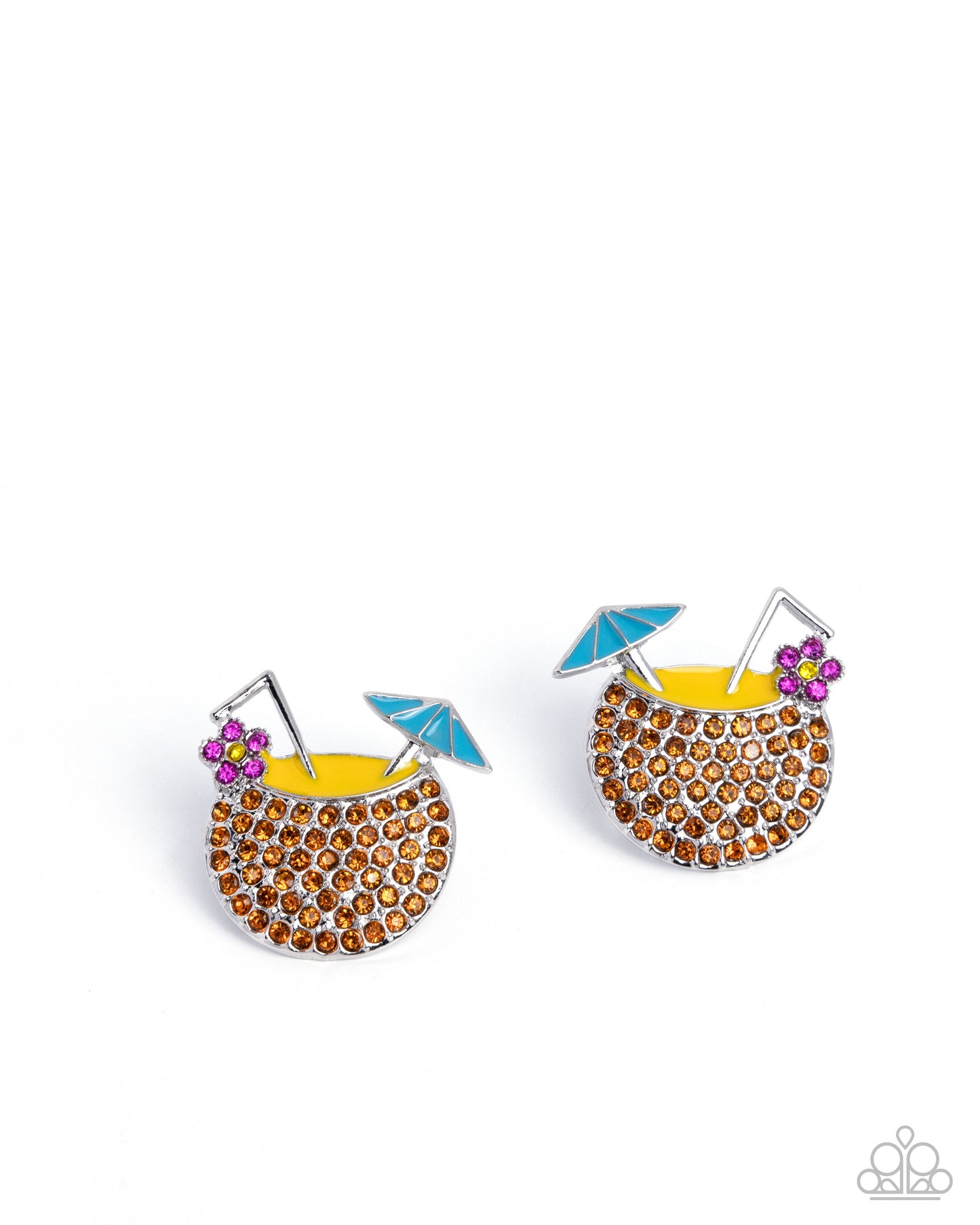 Vacation Mode - multi - Paparazzi earrings