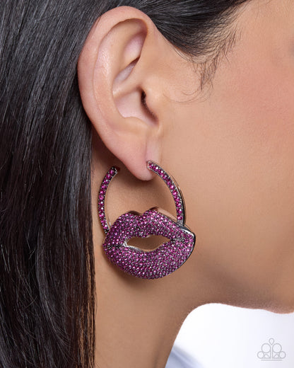 Valentines Date - pink - Paparazzi earrings