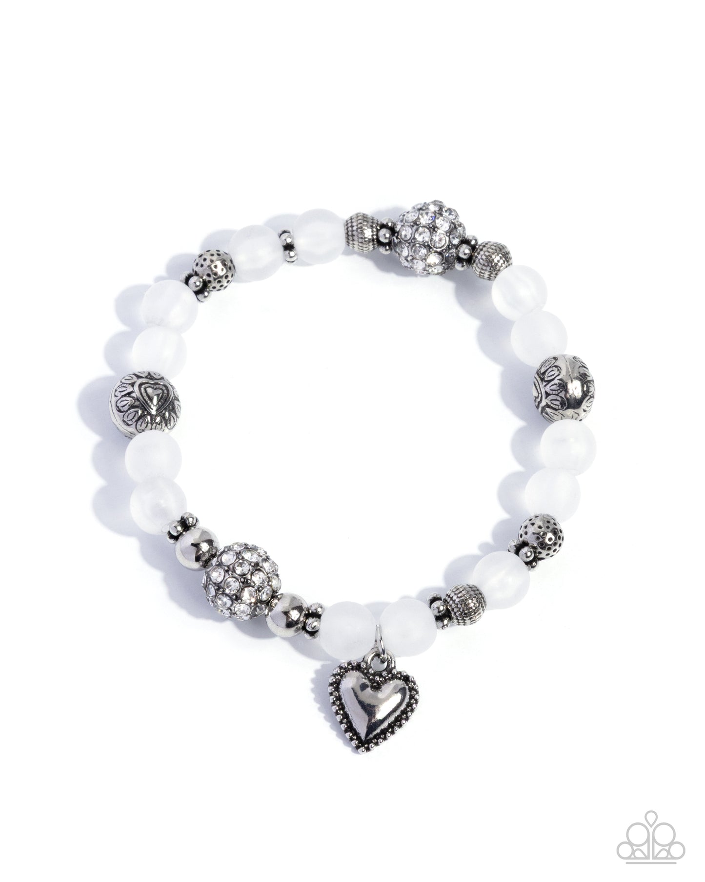 Valentines Story - white - Paparazzi bracelet