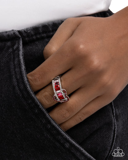 Valentines Value - red - Paparazzi ring