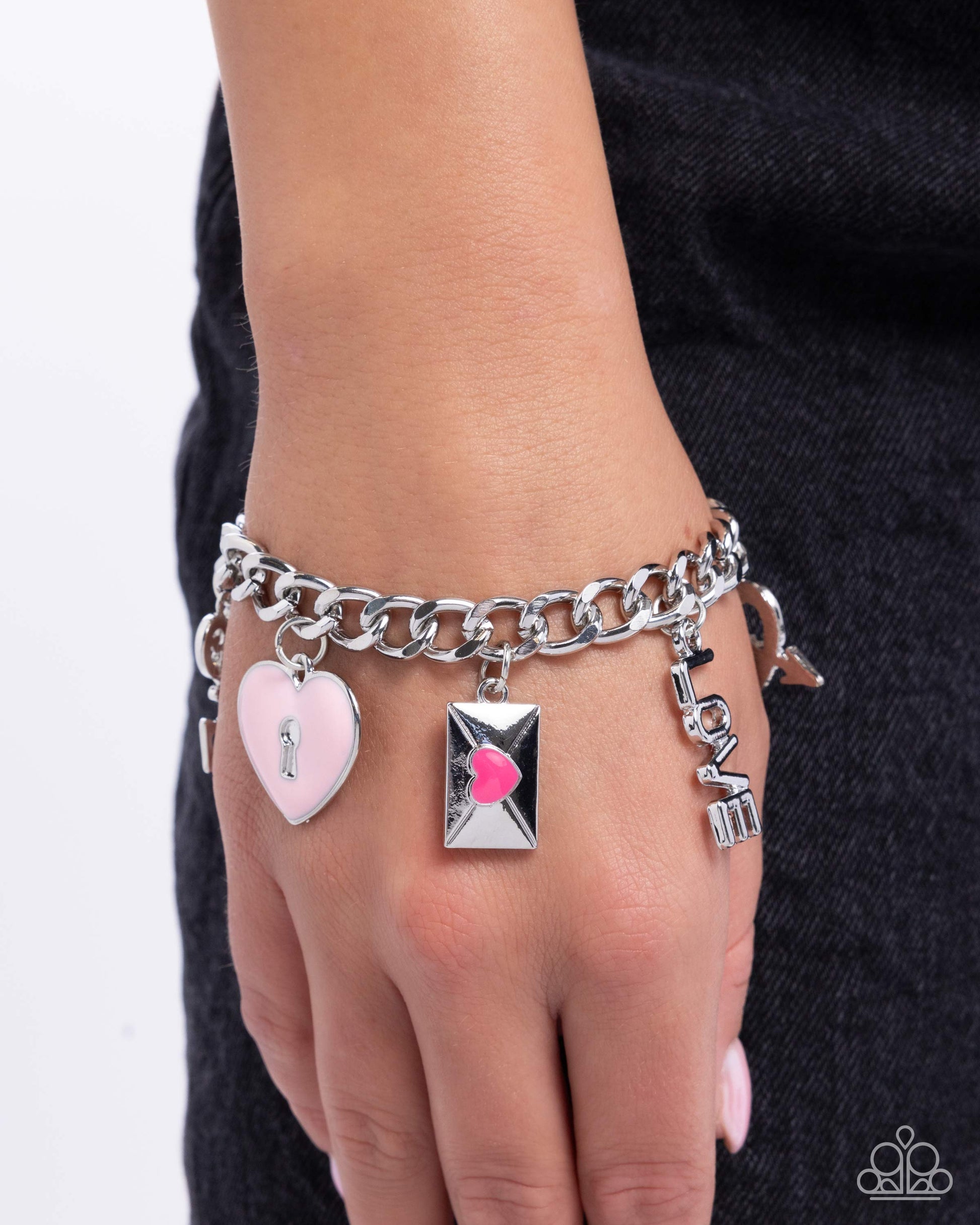 Valentines Variety - pink - Paparazzi bracelet