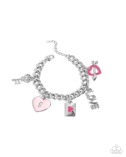 Valentines Variety - pink - Paparazzi bracelet