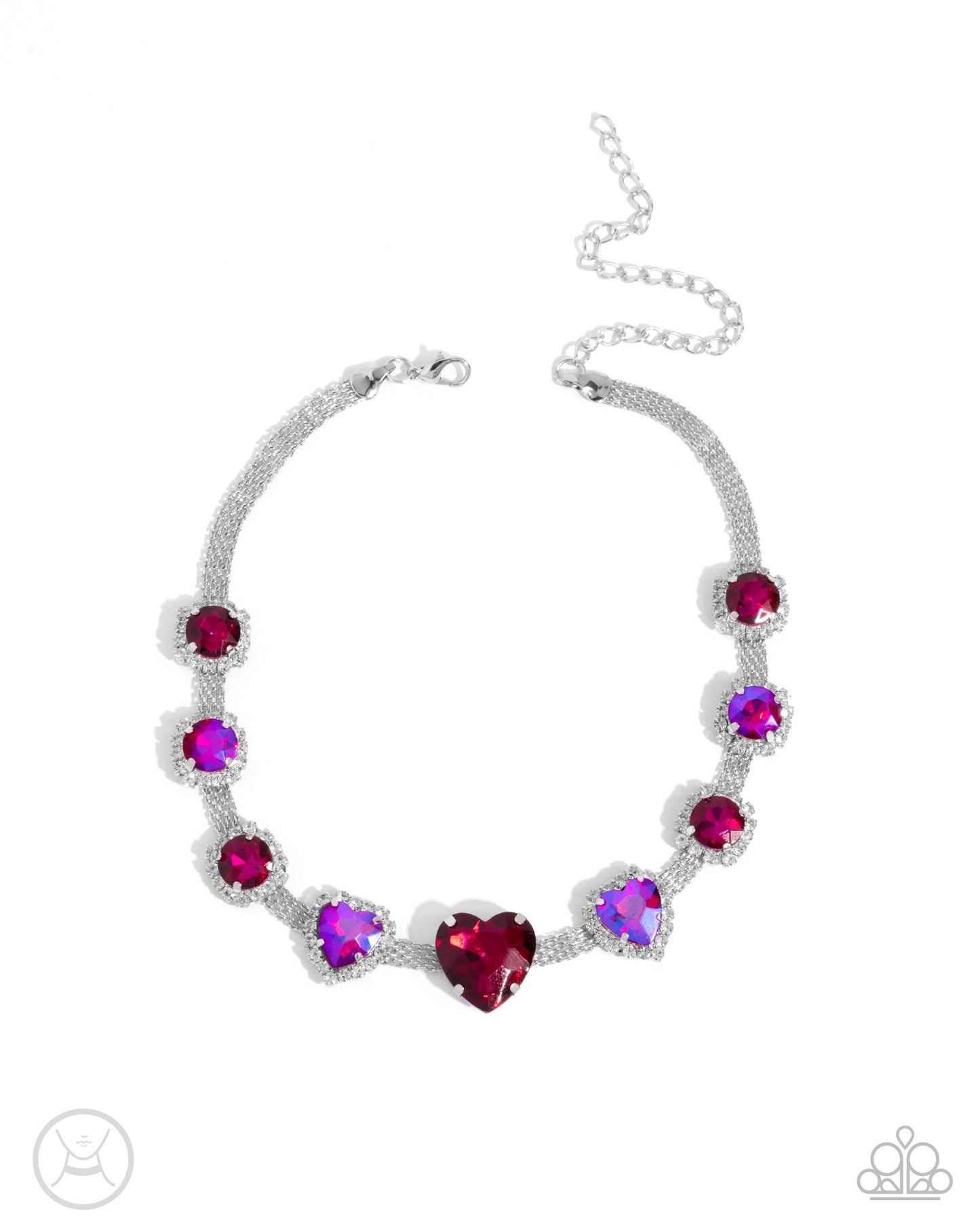 Valentines Vibe - pink - Paparazzi necklace