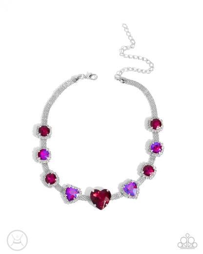 Valentines Vibe - pink - Paparazzi necklace