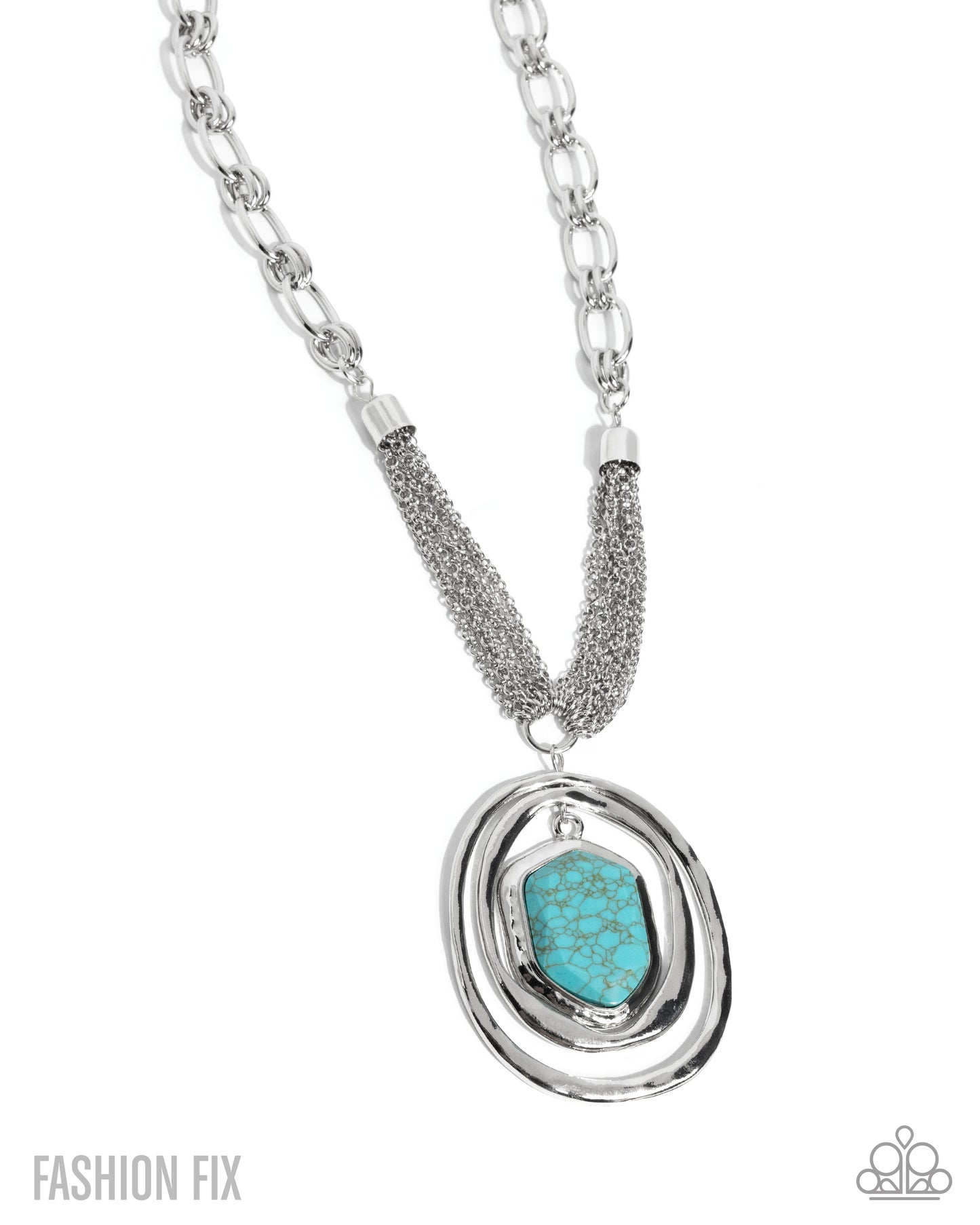 Valiant Voyage - blue - Paparazzi necklace
