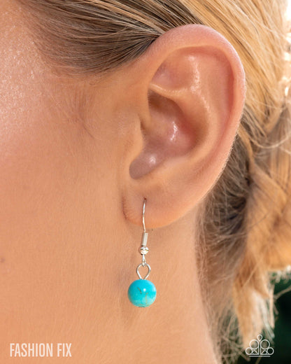 Valiant Voyage - blue - Paparazzi necklace