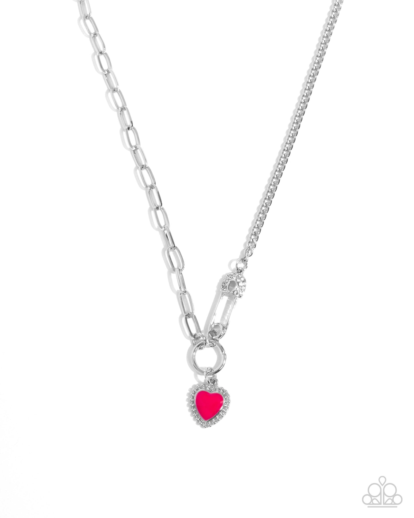 Valuable Valor - pink - Paparazzi necklace