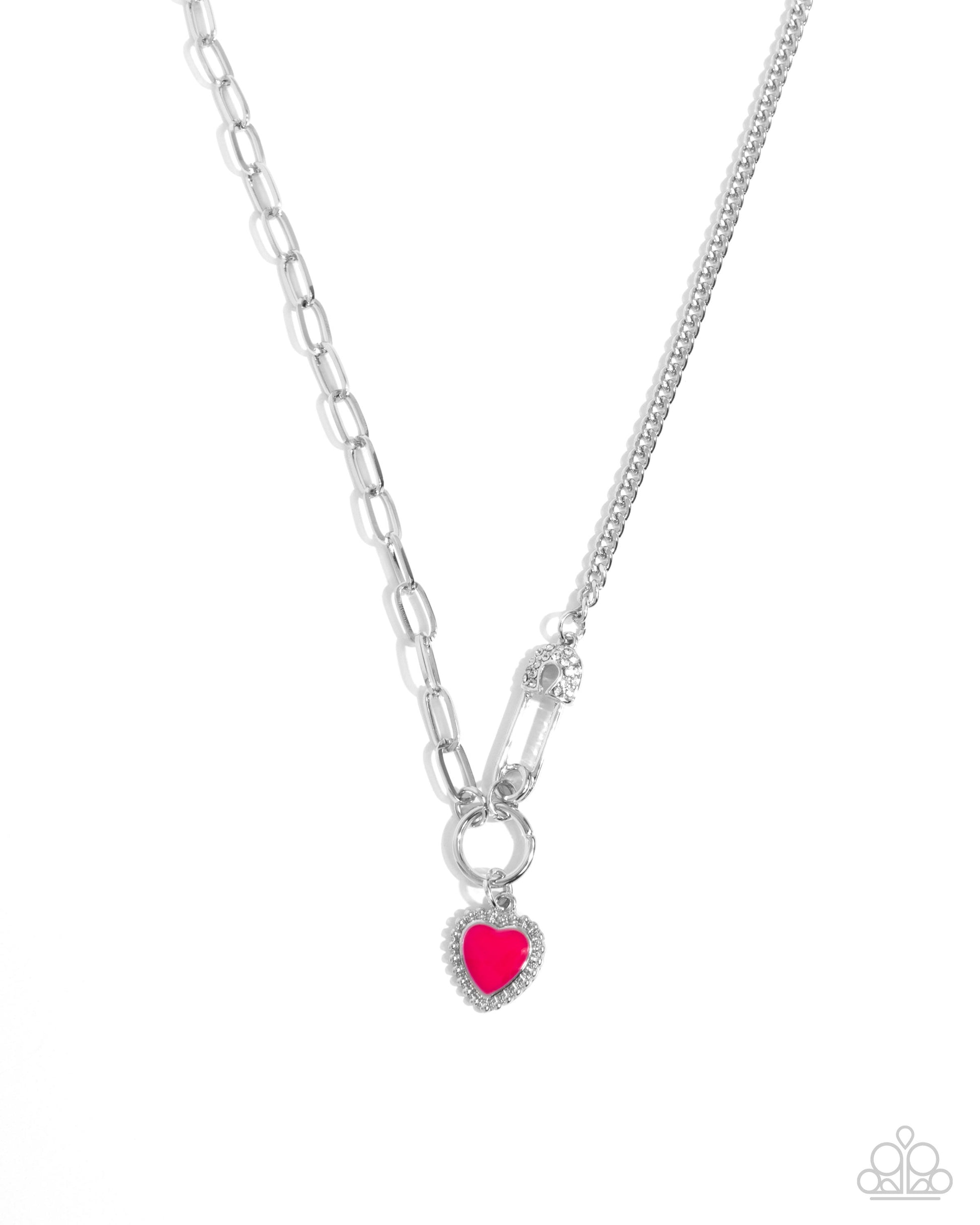 Valuable Valor - pink - Paparazzi necklace