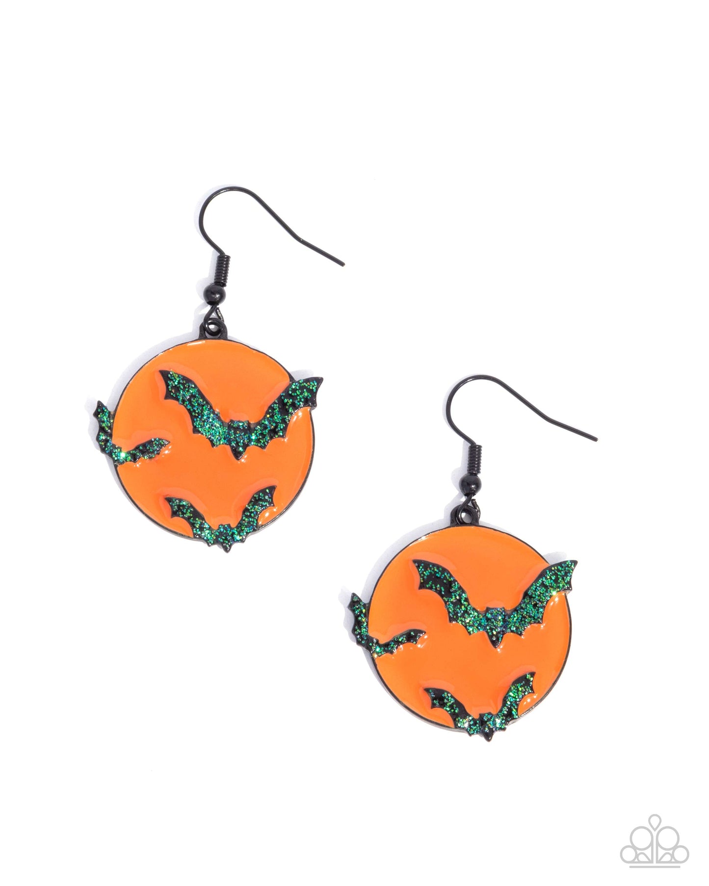 Vampire Bats - orange - Paparazzi earrings