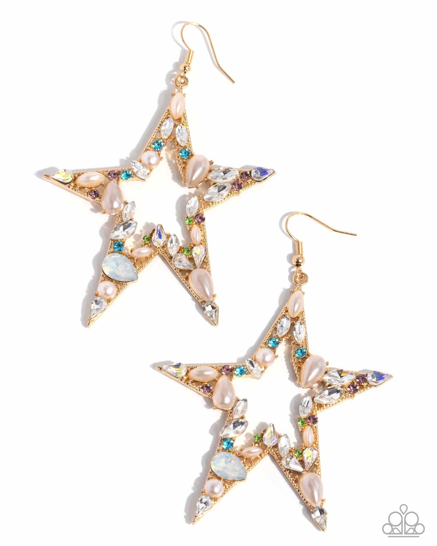 Variegated Value - gold - Paparazzi earrings