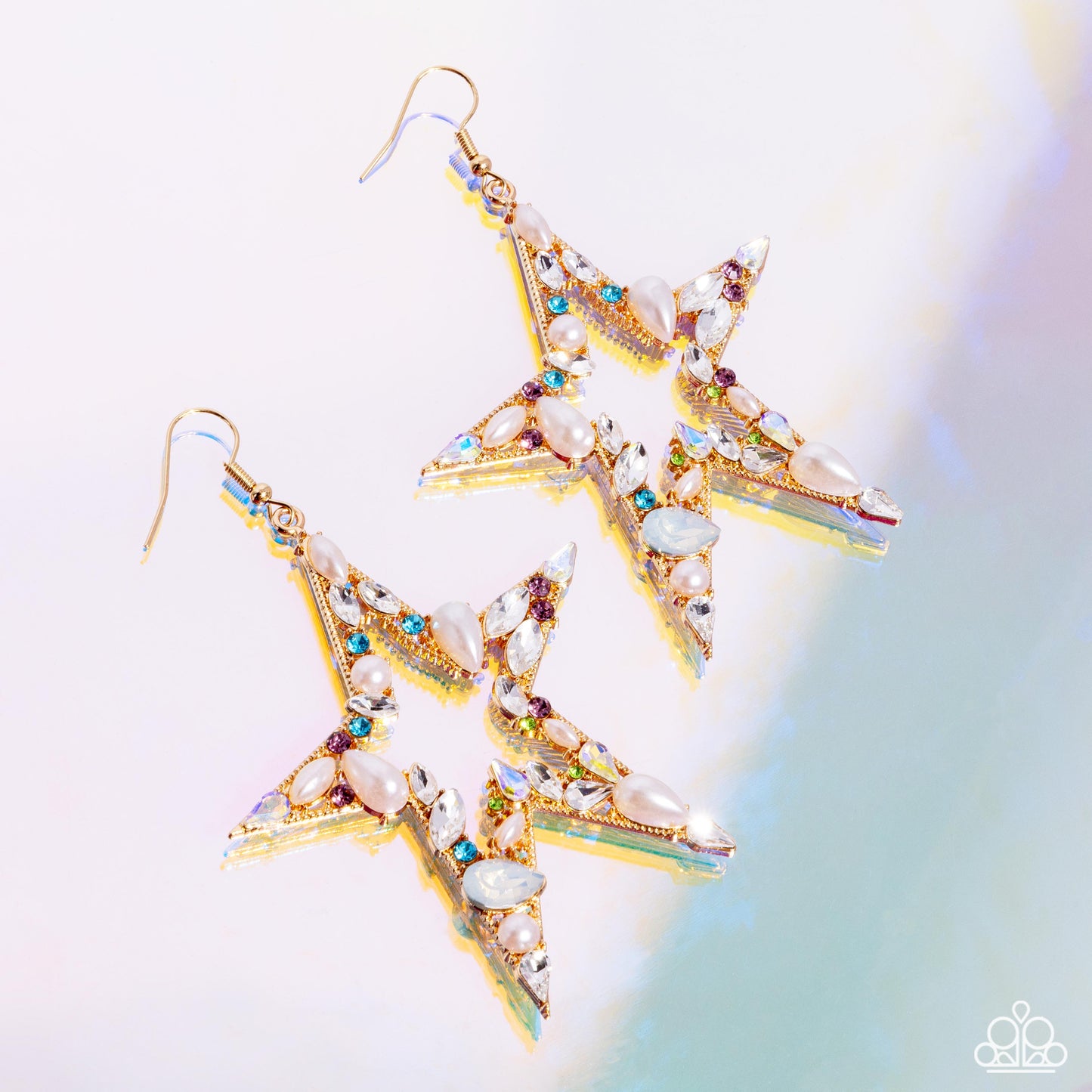 Variegated Value - gold - Paparazzi earrings