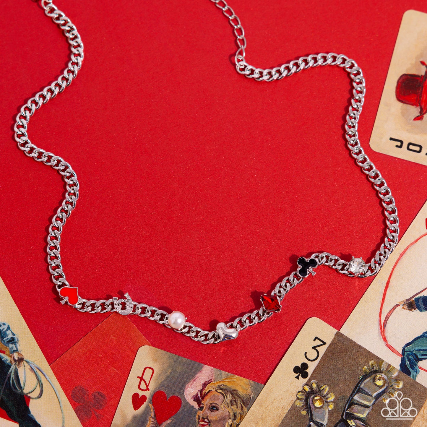Vegas Vault - red - Paparazzi necklace