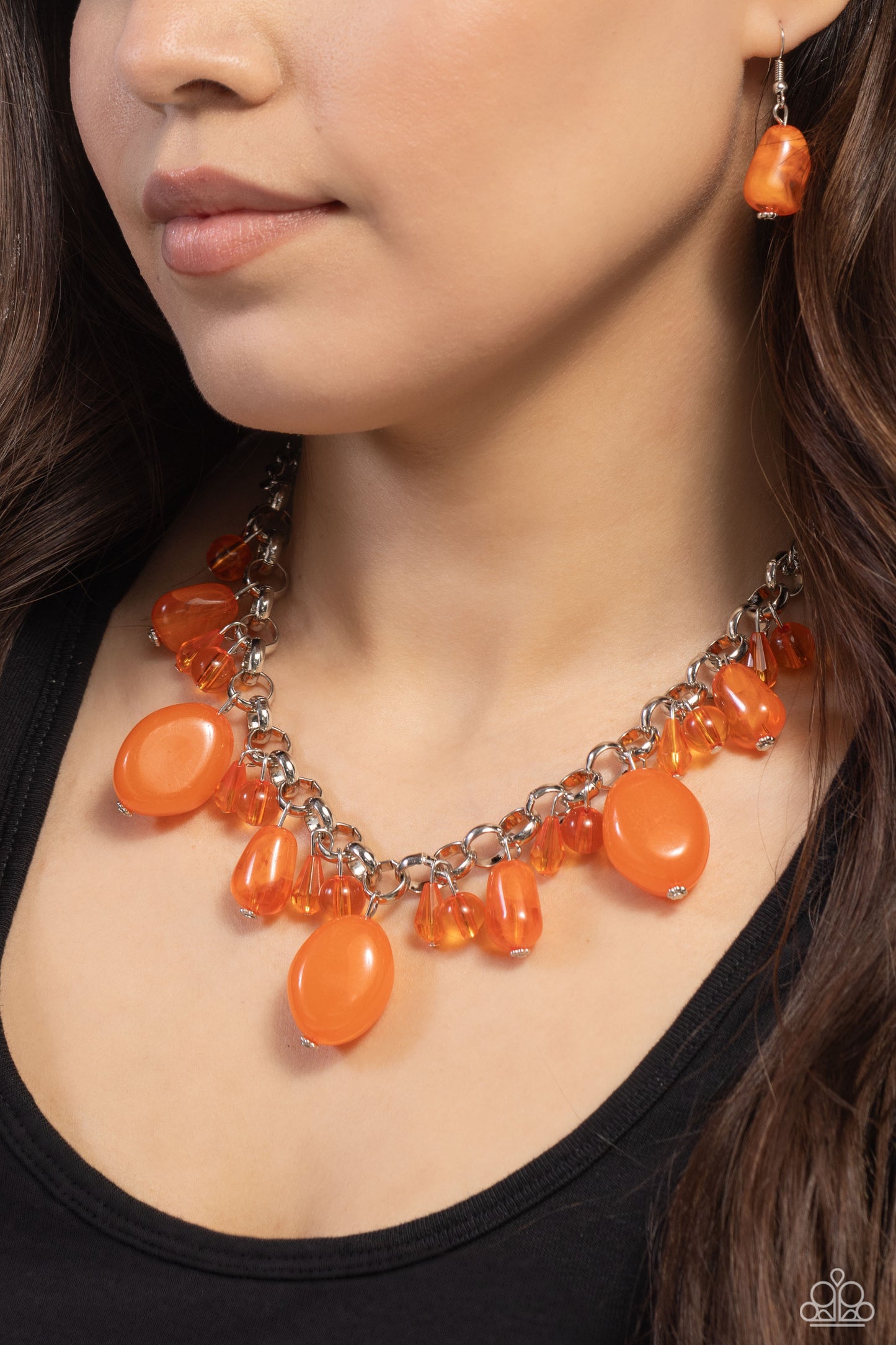 Venetian Vacation - orange - Paparazzi necklace