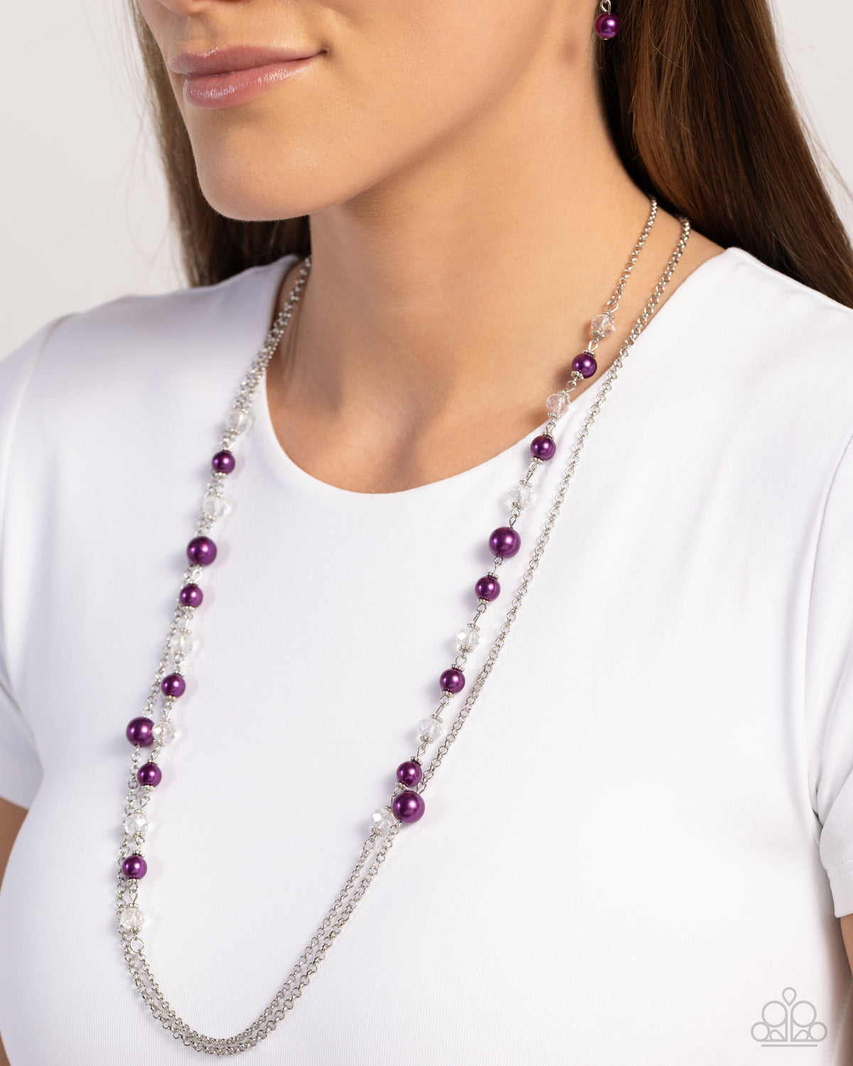 Venice Vanity - purple - Paparazzi necklace