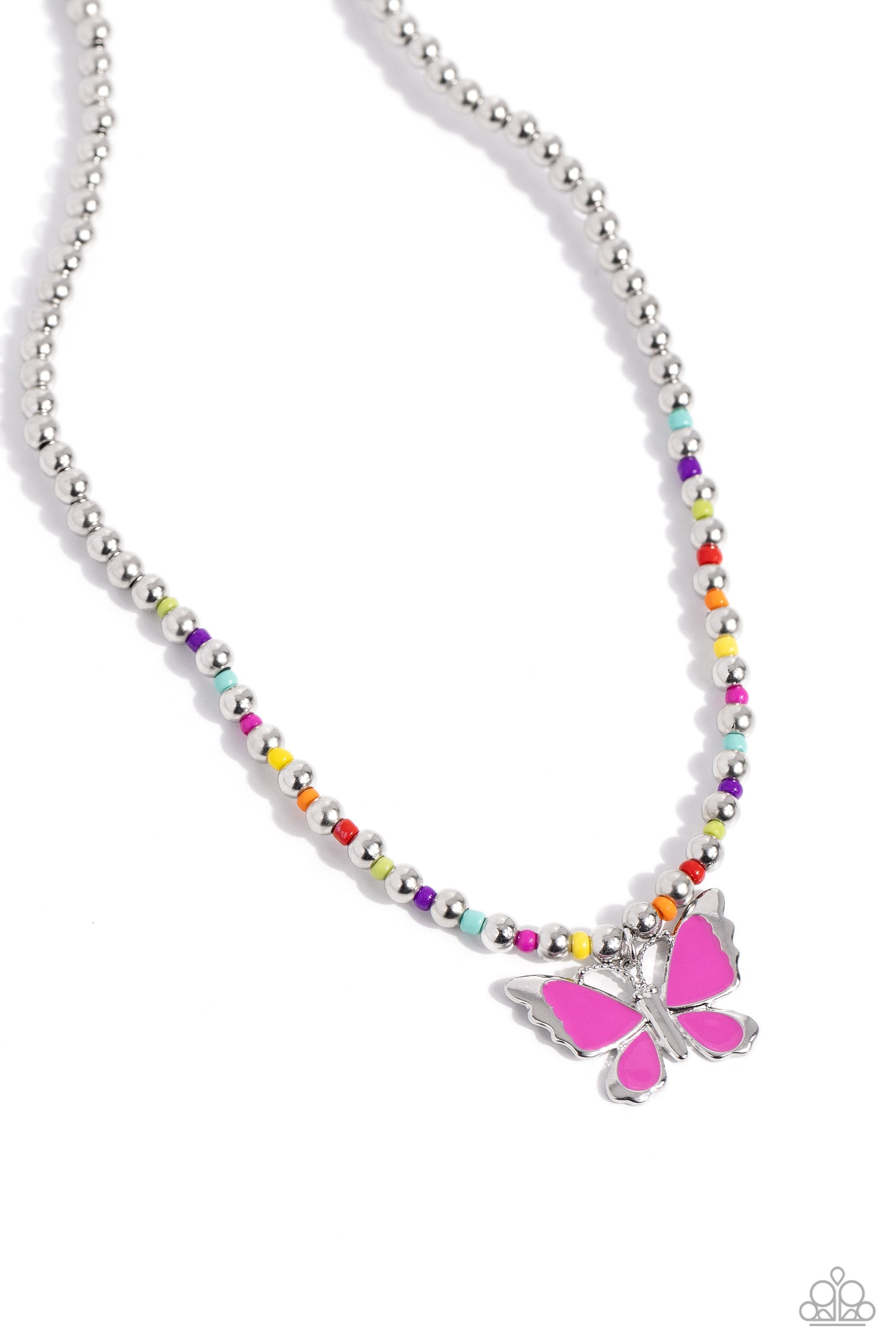 Vibrant Flutter - multi - Paparazzi necklace