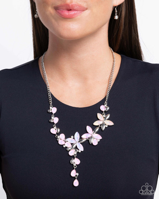 Vibrant Valley - pink - Paparazzi necklace