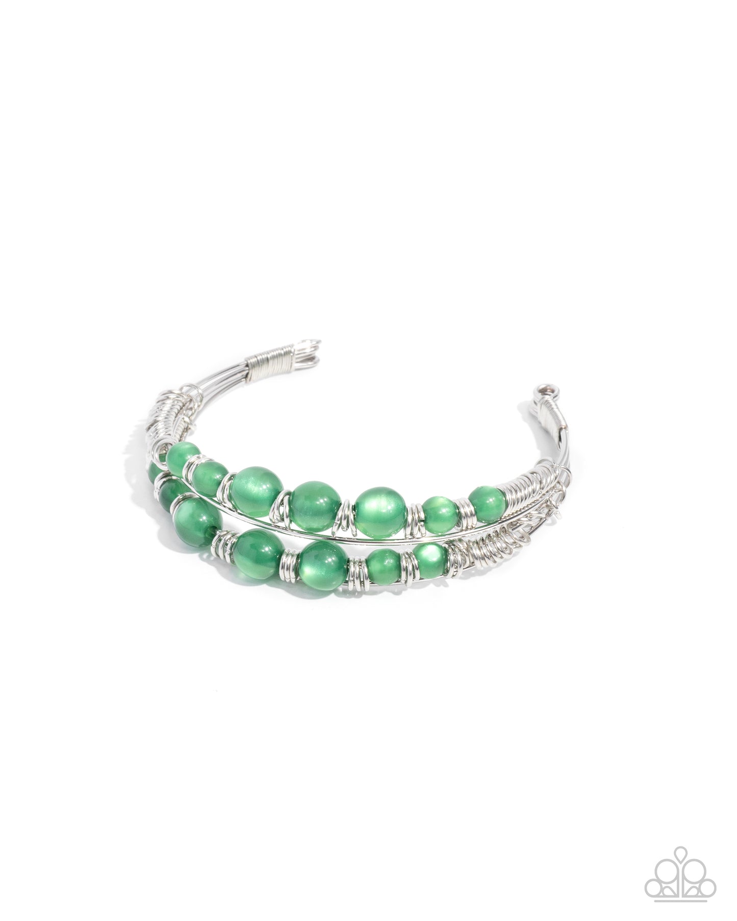 Vibrant Visuals - green - Paparazzi bracelet