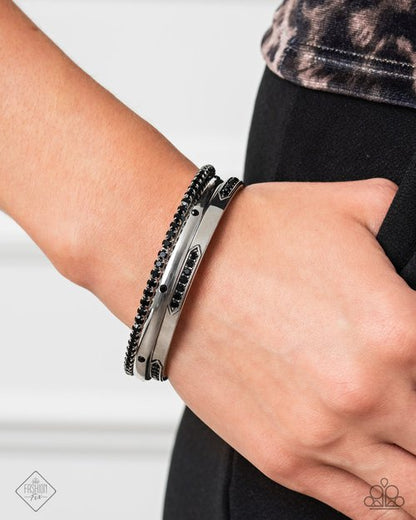 Vicious Value - black - Paparazzi bracelet