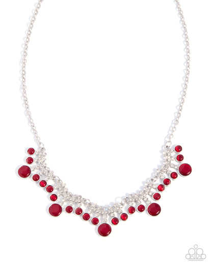 Victorian Vantage - red - Paparazzi necklace