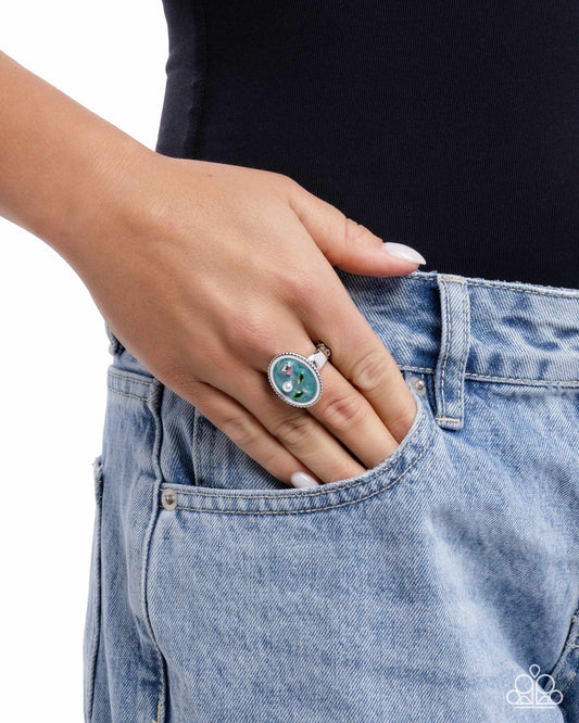 Victorian Wonder - blue - Paparazzi ring