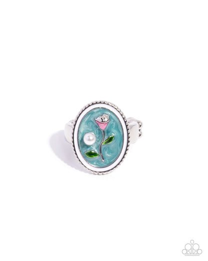 Victorian Wonder - blue - Paparazzi ring