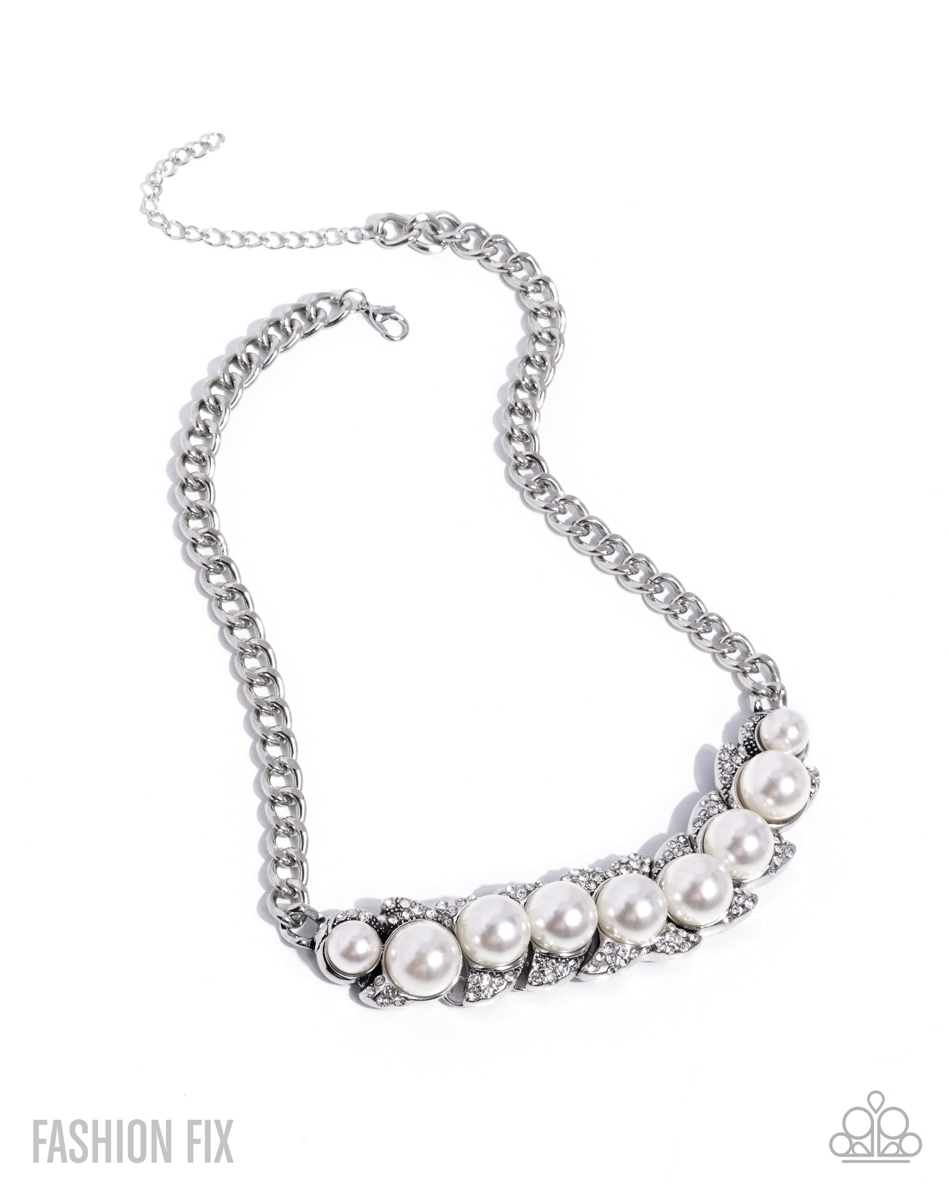 Vintage Appeal - white - Paparazzi necklace