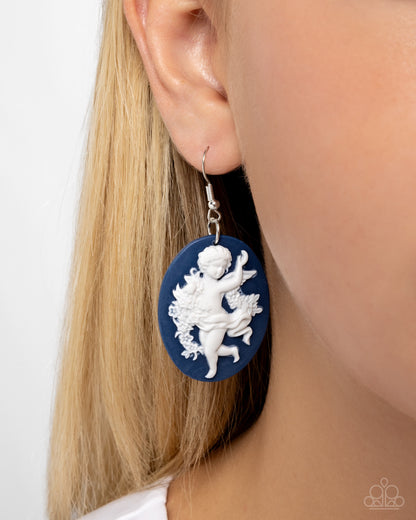 Vintage Verdict - blue - Paparazzi earrings