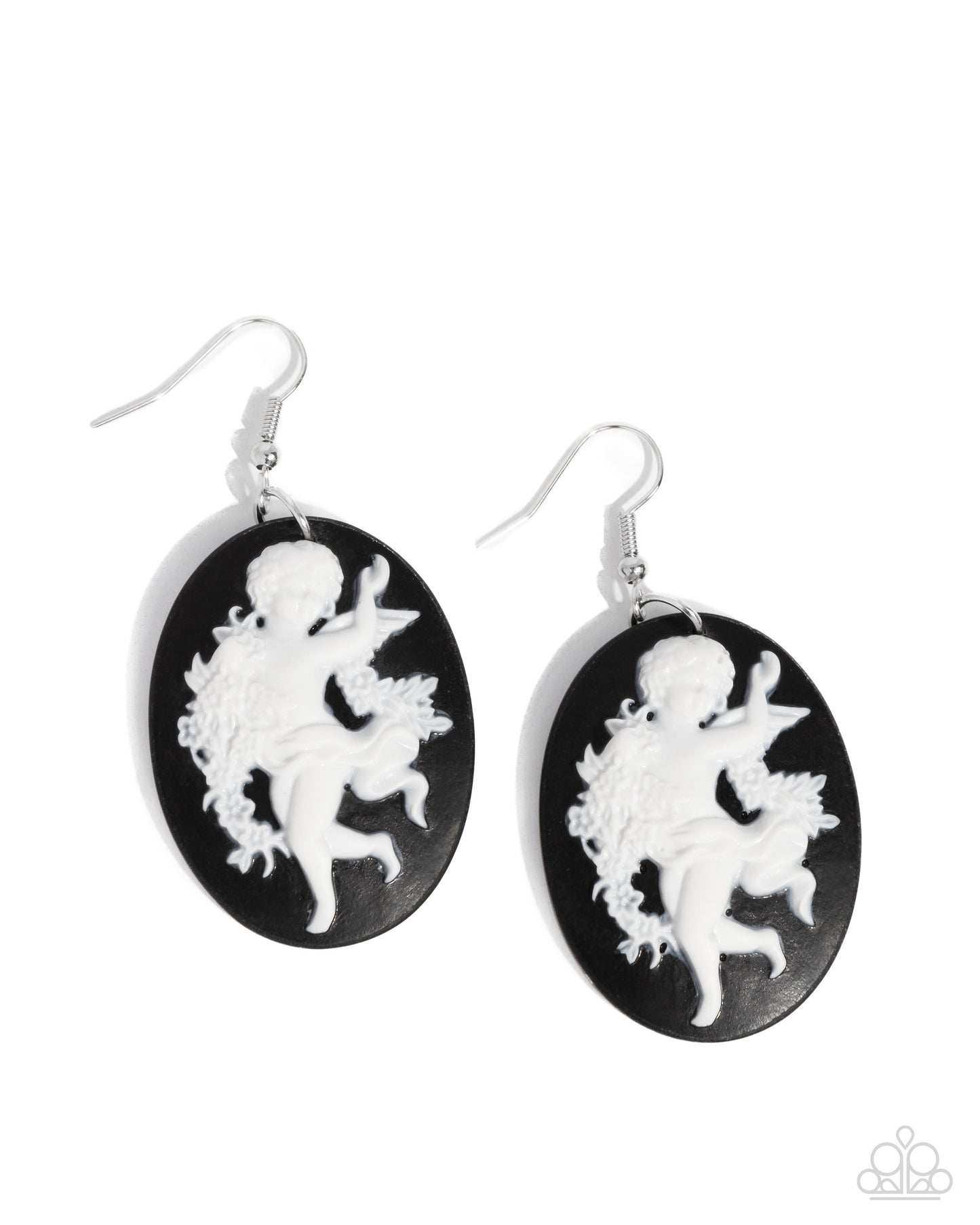 Vintage Verdict - white - Paparazzi earrings