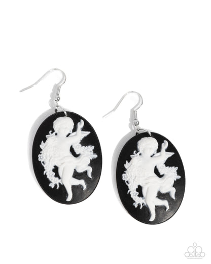 Vintage Verdict - white - Paparazzi earrings