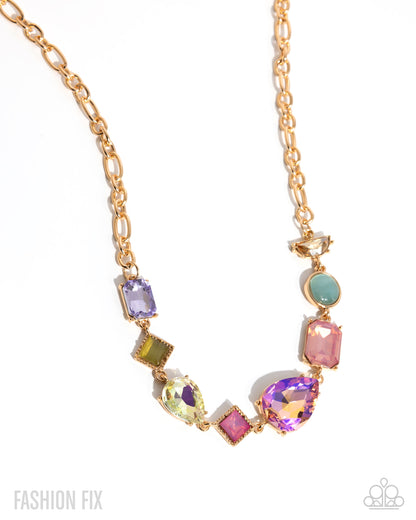 Vintage Virtue - multi - Paparazzi necklace