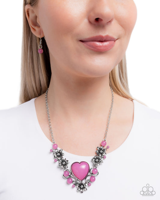 Vintage Volume - purple - Paparazzi necklace
