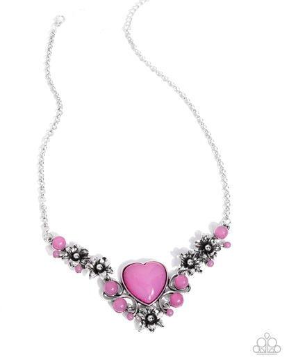 Vintage Volume - purple - Paparazzi necklace