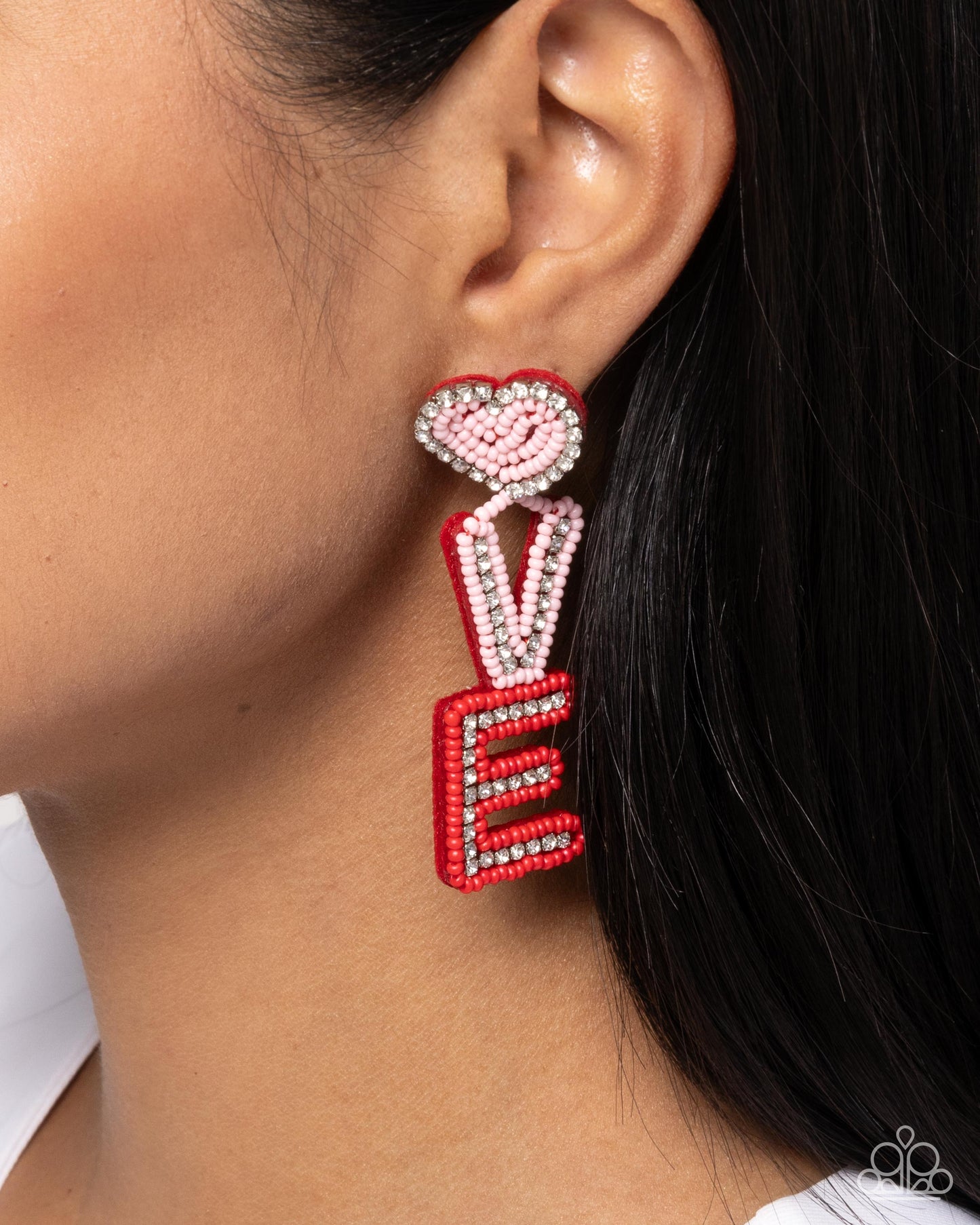 Visible Valentines - multi - Paparazzi earrings