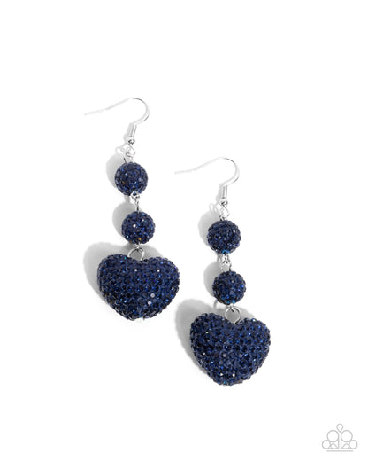 Vision in Shimmer - blue - Paparazzi earrings