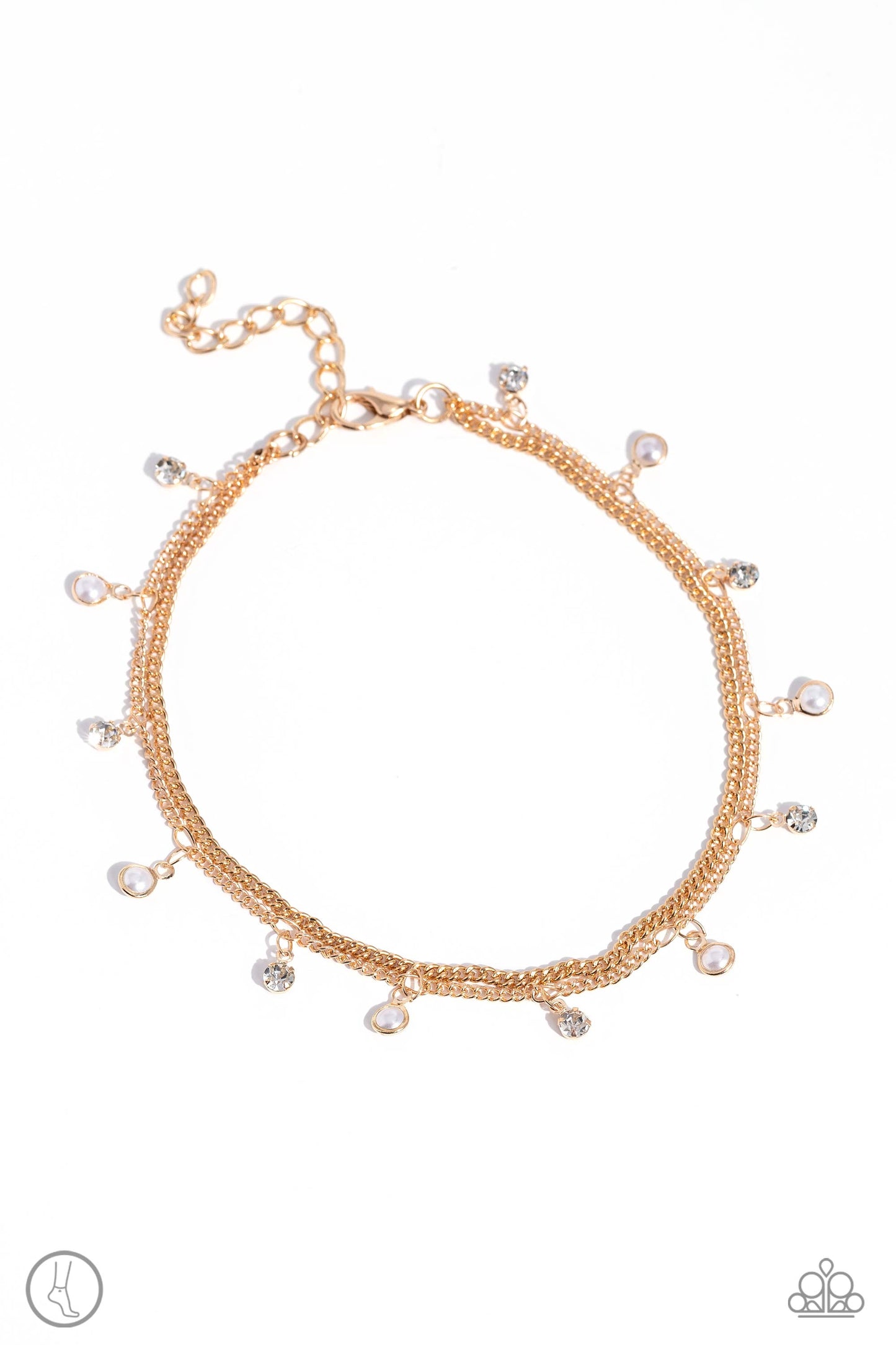 WATER You Waiting For? - gold - Paparazzi anklet