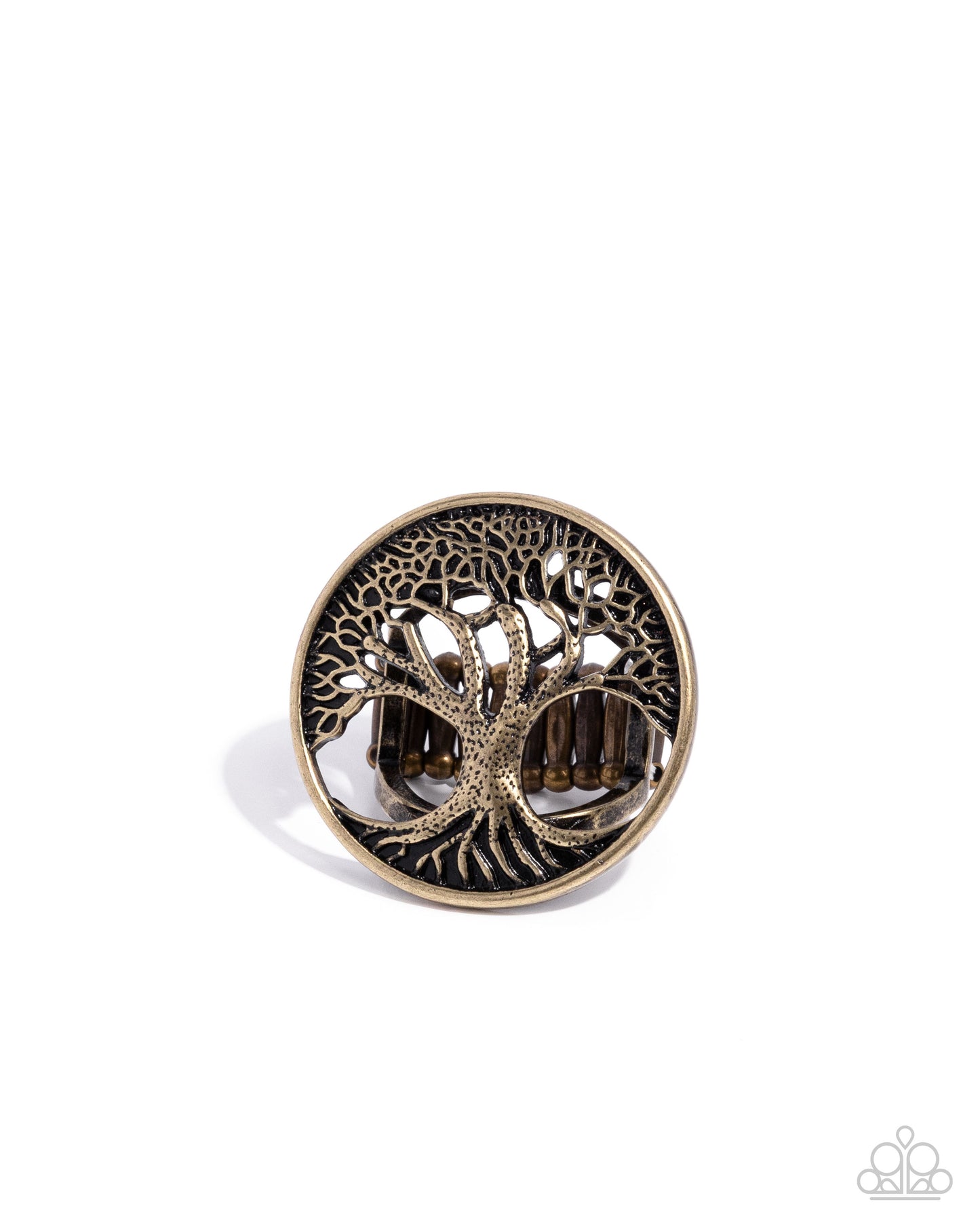 Wait and TREE - brass - Paparazzi ring