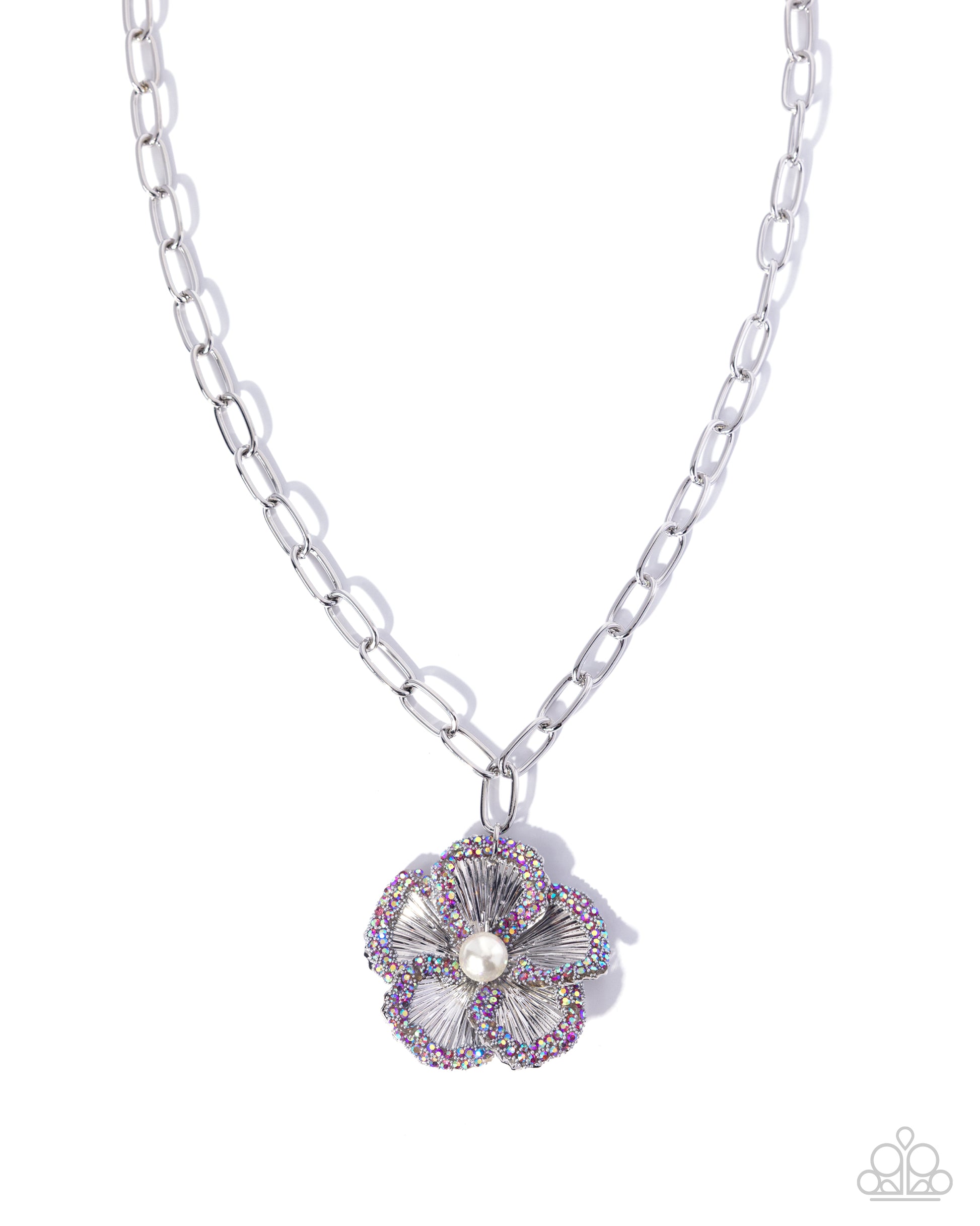 Wallflower Waltz - pink - Paparazzi necklace