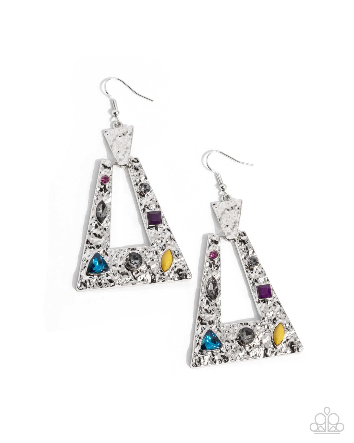 Warped Wanderer - multi - Paparazzi earrings