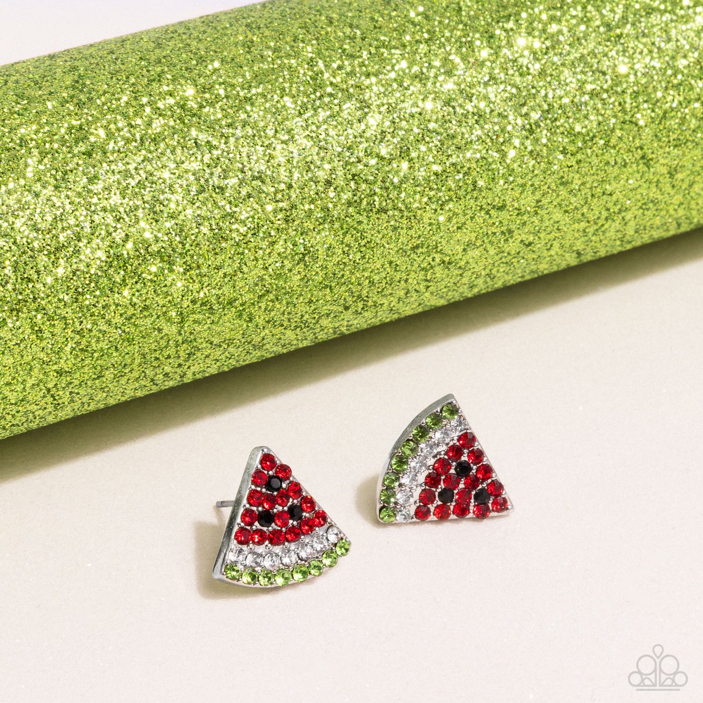 Watermelon paparazzi earrings Clearance