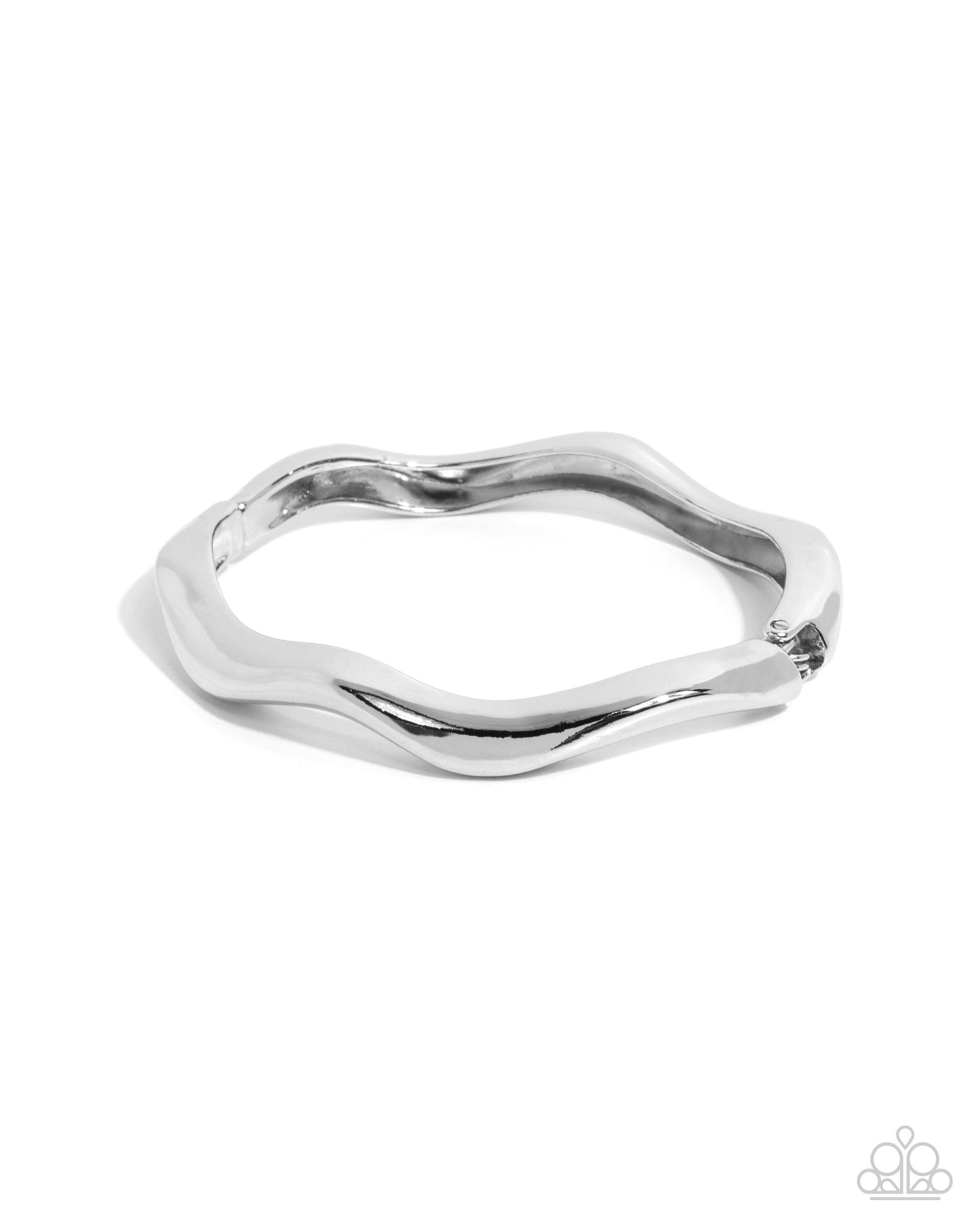 Waving Hello - silver - Paparazzi bracelet