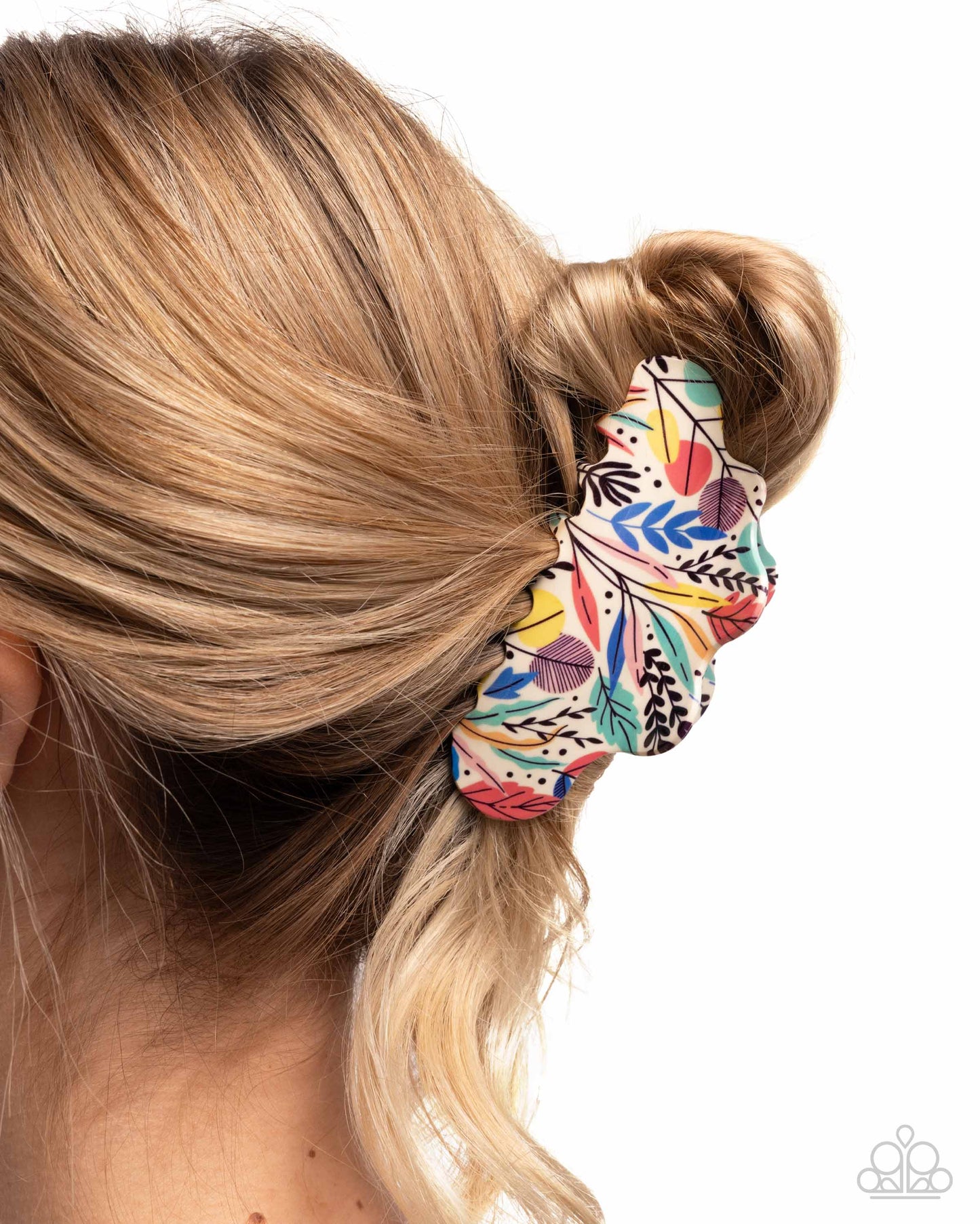 Wavy Wallflower - multi - Paparazzi hair clip