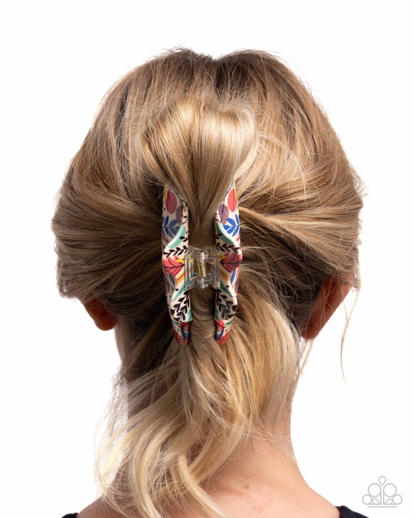 Wavy Wallflower - multi - Paparazzi hair clip