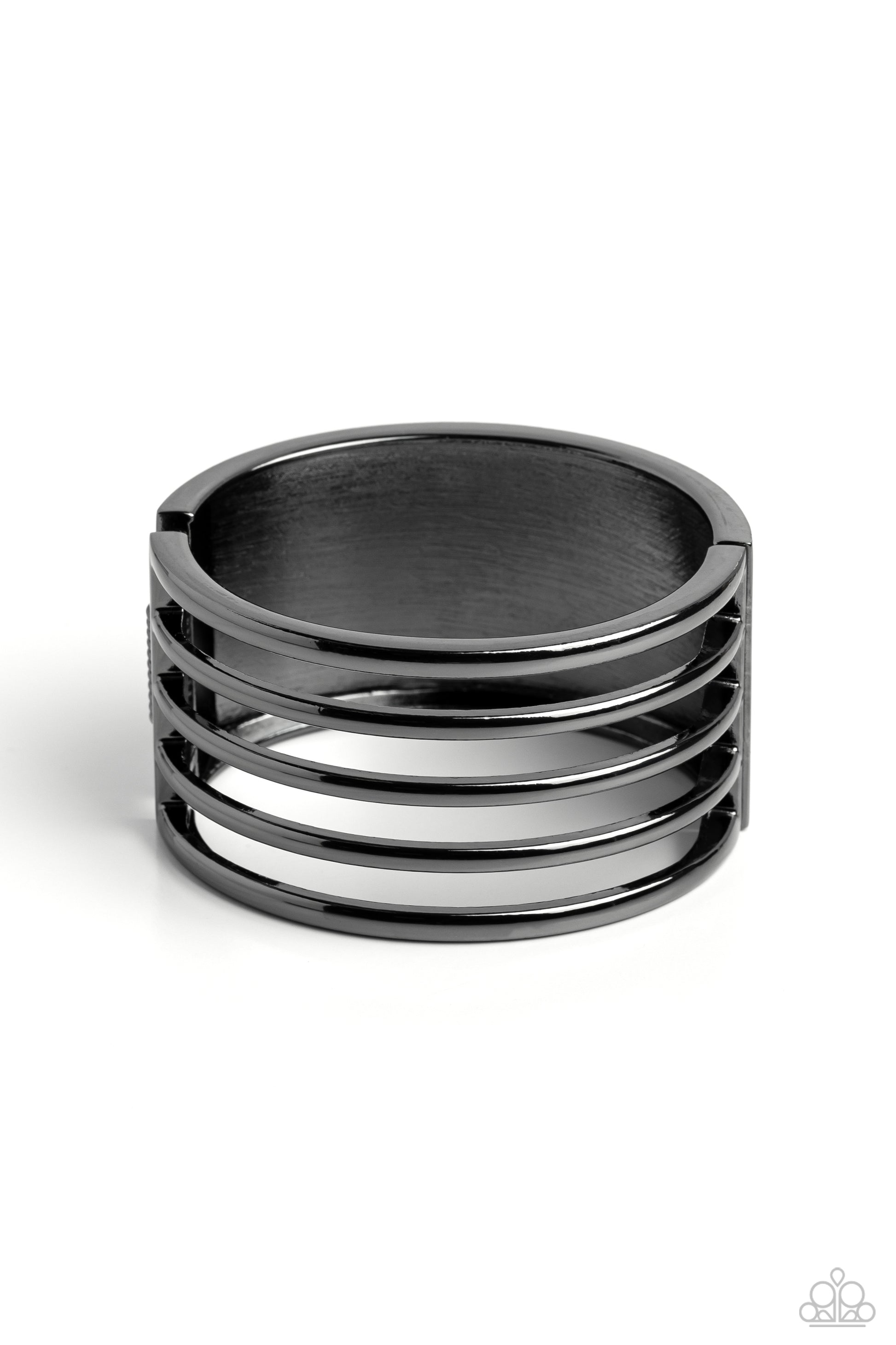 Wayward Warrior - black - Paparazzi bracelet – JewelryBlingThing