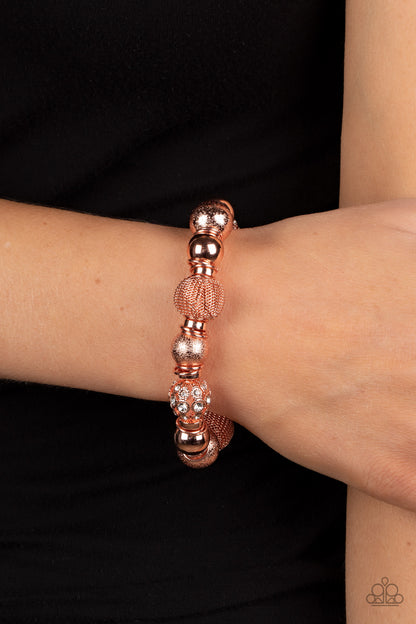 We Totally Mesh - copper - Paparazzi bracelet